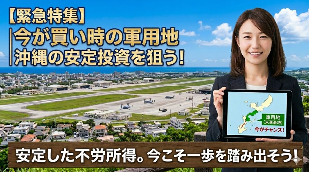 すばり軍用地は今が買い時？